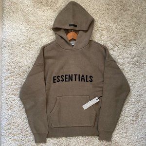 Fear of God brown hoodie